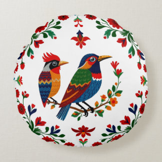 Pillow Vibrant Symmetrical Nature Design