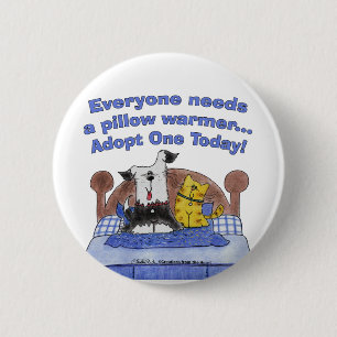 Pillow Warmers 6 Cm Round Badge