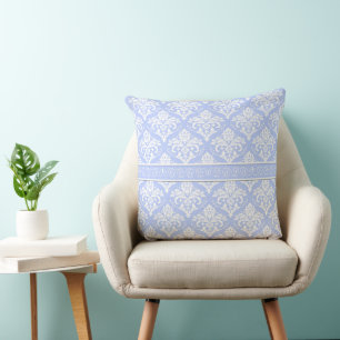 Pillow - Wedgewood Blue Damask