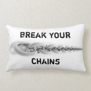 Pillow with a chain
