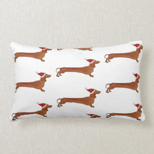 Pillow with dachshund