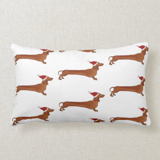 Pillow with dachshund
