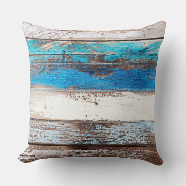 Pillow with driftwood pattern (Front)