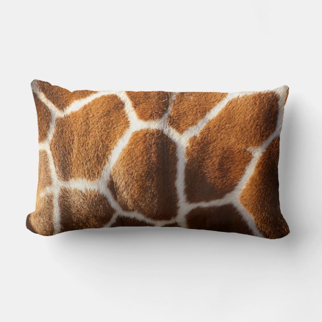 Pillow with Giraffe Print (Front)