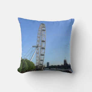 Pillow with London Eye Ferris Wheel