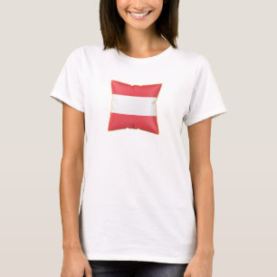 Pillow with the flag of Austria T-Shirt