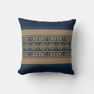 pillow with traditional pattern design