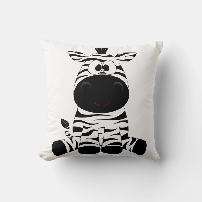 Pillow. Zebra. Cushion (Front)