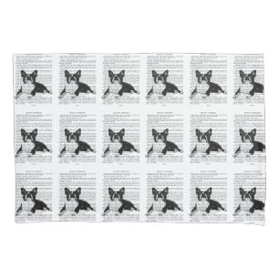 PILLOWCASE - BOSTON TERRIER- STANDARD SIZE