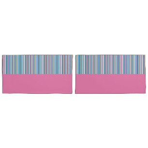 Pillowcase Coves - Candy Stripes Powder Pink