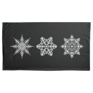 Pillowcase King Snowflakes