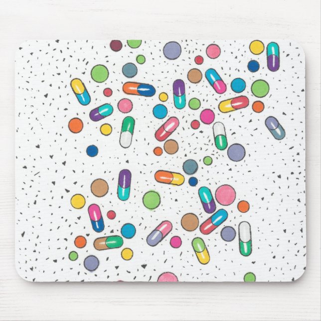 Pills Mouse Pad (Front)