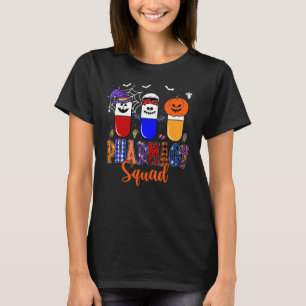 Pills Pharmacy Pharmacist Squad Halloween Costume T-Shirt