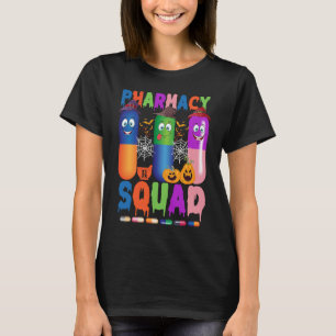 Pills Pharmacy Pharmacist Squad Halloween Costume T-Shirt