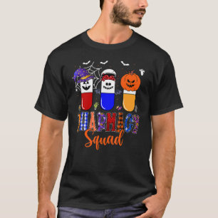 Pills Pharmacy Pharmacist Squad Halloween Costume T-Shirt