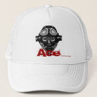 Pilot ace in helmet cool graphic art hat design