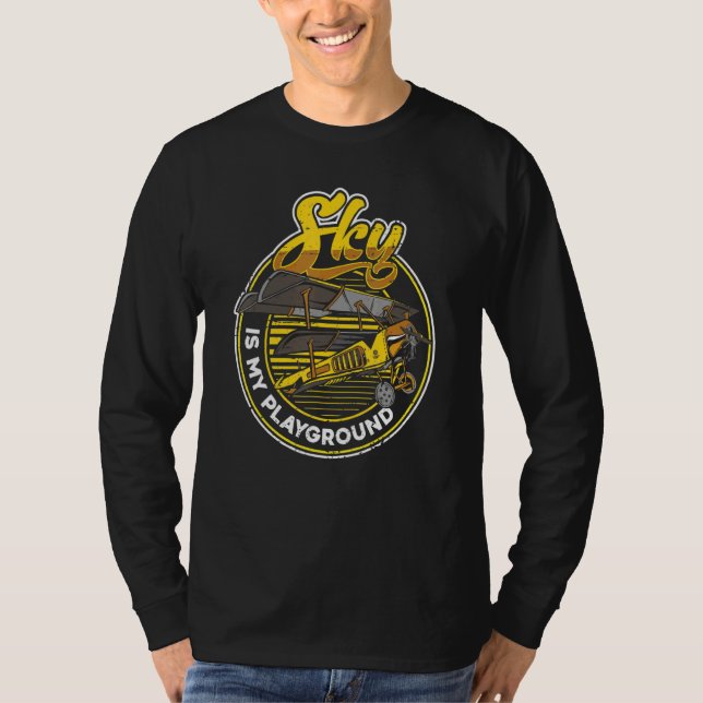 Pilot Aeroplane Flying Flight T-Shirt (Front)