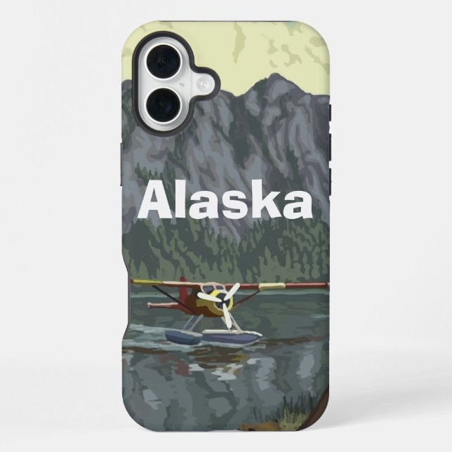 Pilot Alaska Aeroplane iPhone Case (Back)