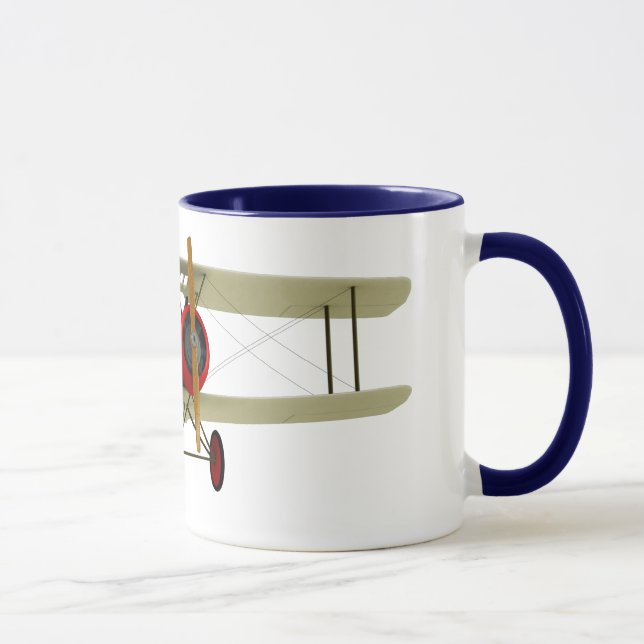 Pilot and Biplane Mug (Right)