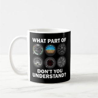 Pilot Aviation Airline Pilot Instruments Coffee Mug