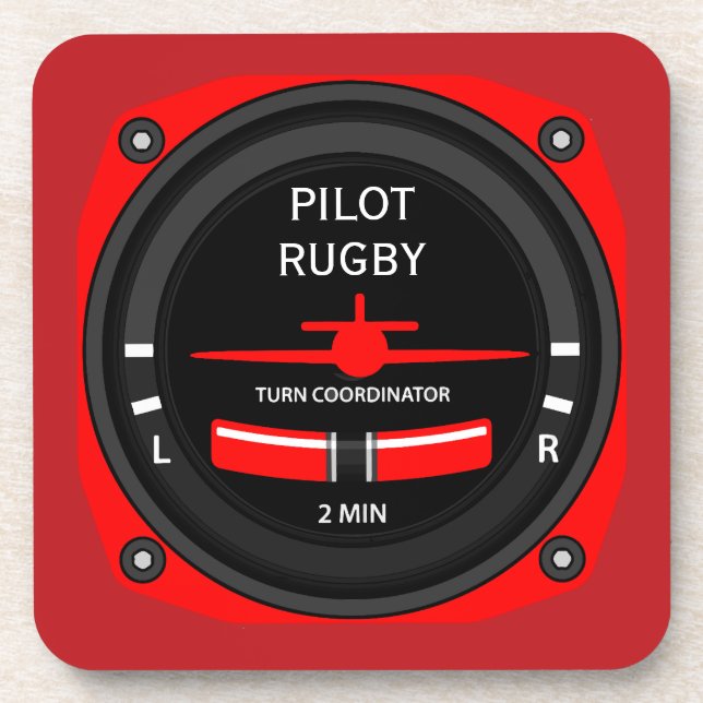 Pilot Aviation Geek Coaster (Front)