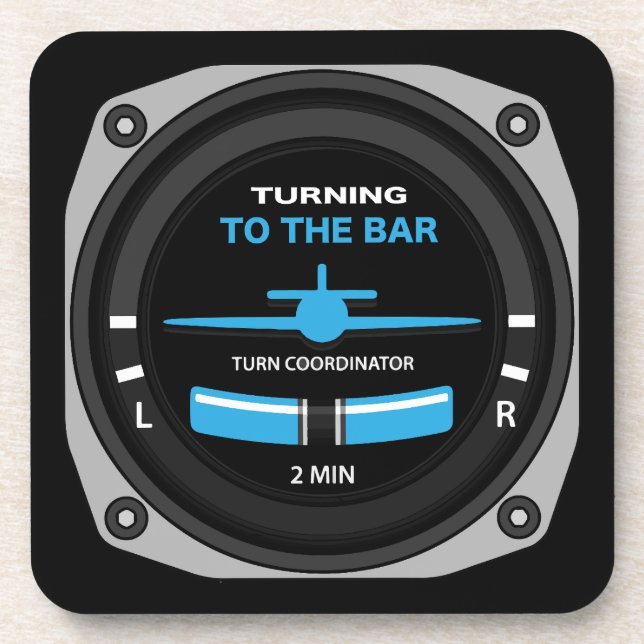 Pilot Aviation Geek Coaster (Front)