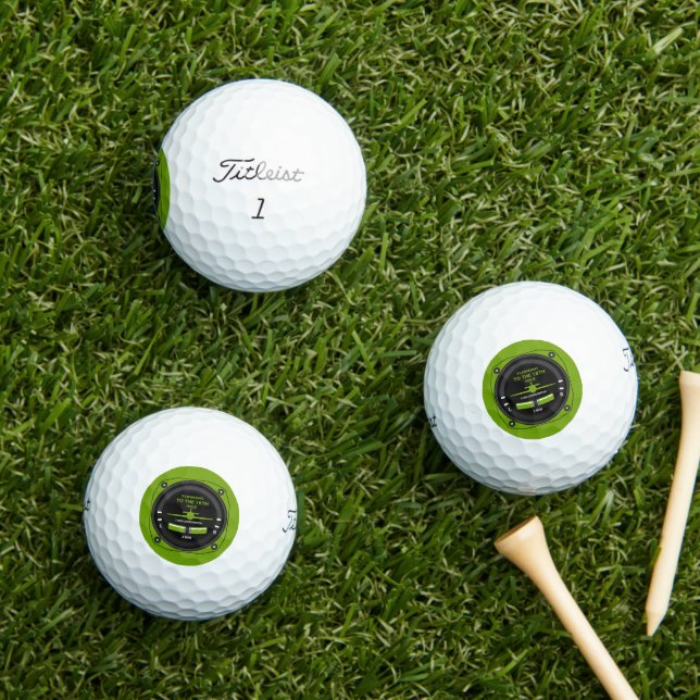 Pilot Aviation Geek Golf Balls (Insitu Grass)