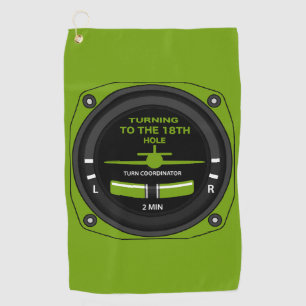 Pilot Aviation Geek Golf Towel