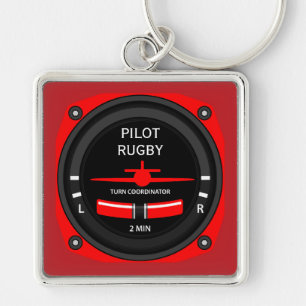 Pilot Aviation Geek Key Ring