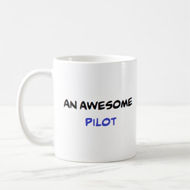 pilot, awesome coffee mug (Left)