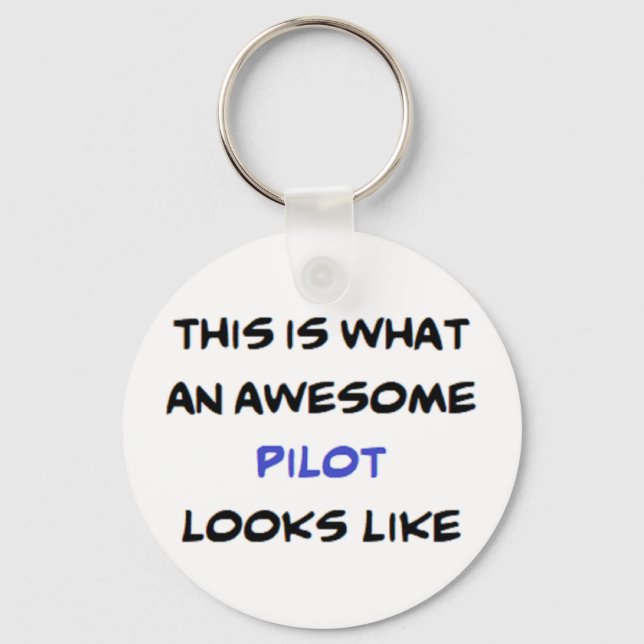 pilot, awesome key ring (Front)