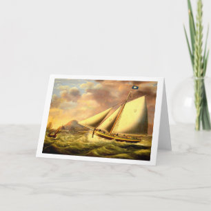 Pilot boat 9 Liver Holiday Card