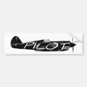Pilot Bumpersticker Bumper Sticker