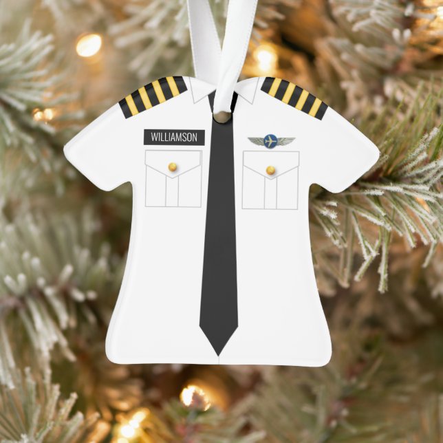 Pilot Captain Profession Ornament (Tree)