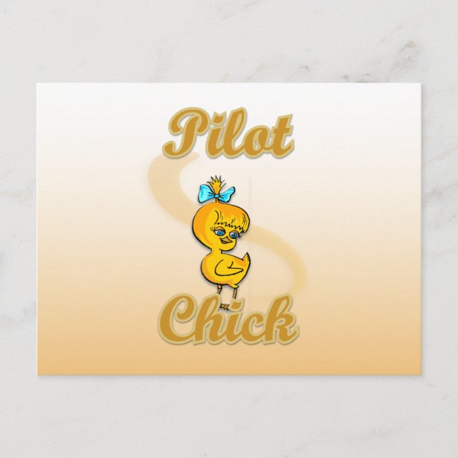 Pilot Chick Postcard (Front)