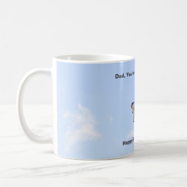 Pilot Dad Aeroplane Father’s Day Coffee Mug (Left)