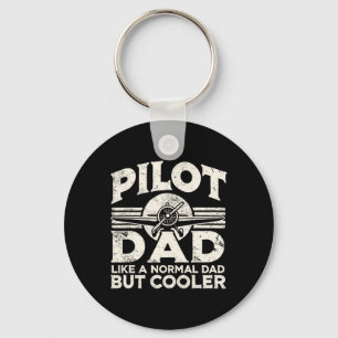 Pilot Dad Aeroplane  Key Ring