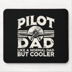 Pilot Dad Aeroplane Mouse Pad