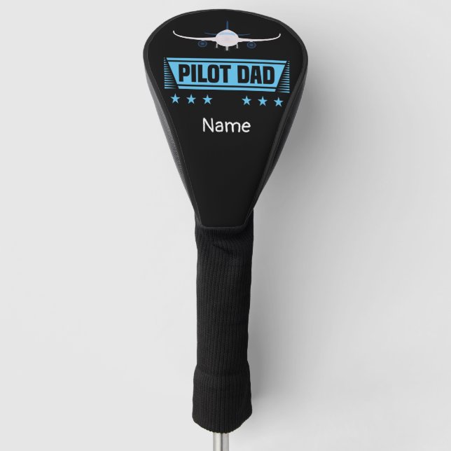 Pilot Dad Golf Head Cover (Front)