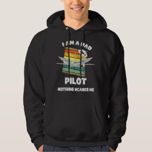 Pilot Dad Pilot Father Aeroplane For Father And D Hoodie