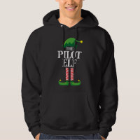 Pilot Elf Matching Family Christmas Party Pajama