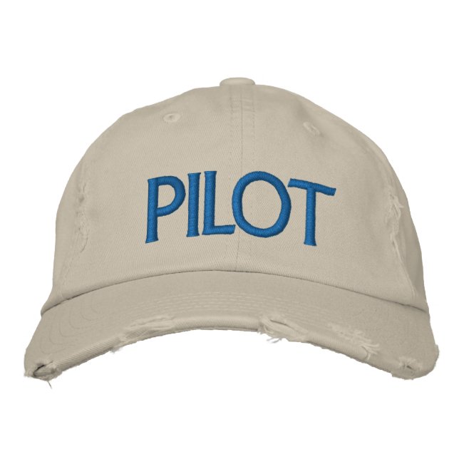 Pilot embroidered cap (Front)