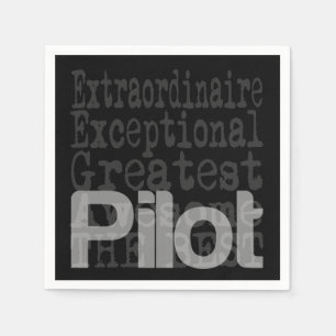 Pilot Extraordinaire Napkin