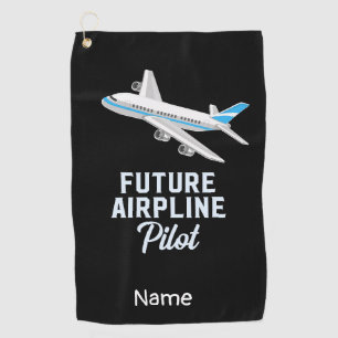 Pilot Future airplane pilot Golf Towel