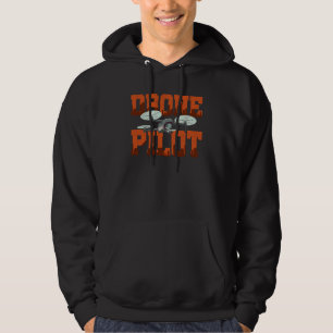 Pilot Graphic Drone Flying Quadcopter Pilot RC Dro Hoodie