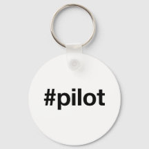 PILOT Hashtag Key Ring