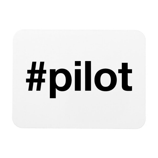 PILOT Hashtag Magnet (Horizontal)