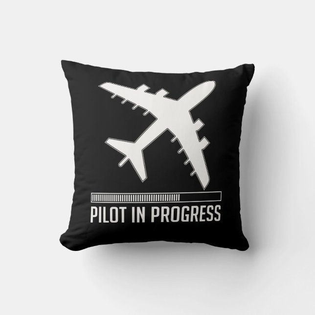 Pilot In Progress Cushion (Front)
