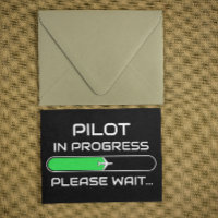 PIlot in Progress Funny Aviation Flight School