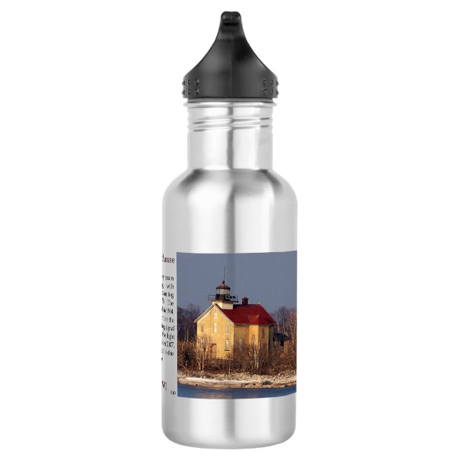 Pilot Island Lighthouse water bottle (Right)